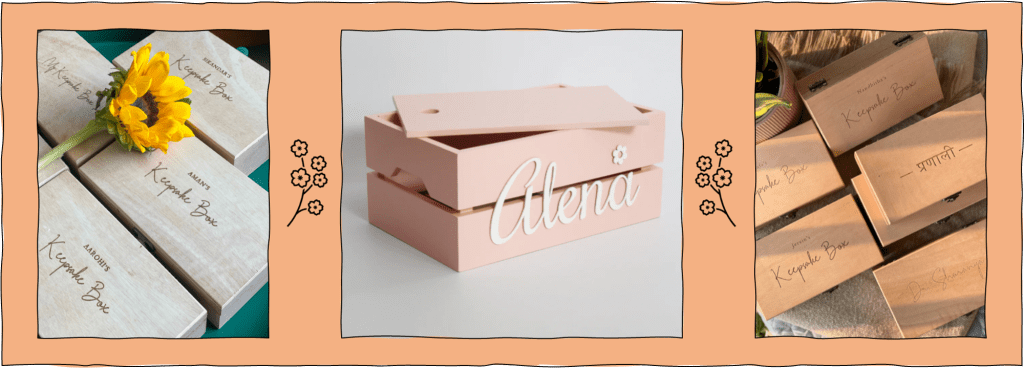 Custom made keepsake boxes