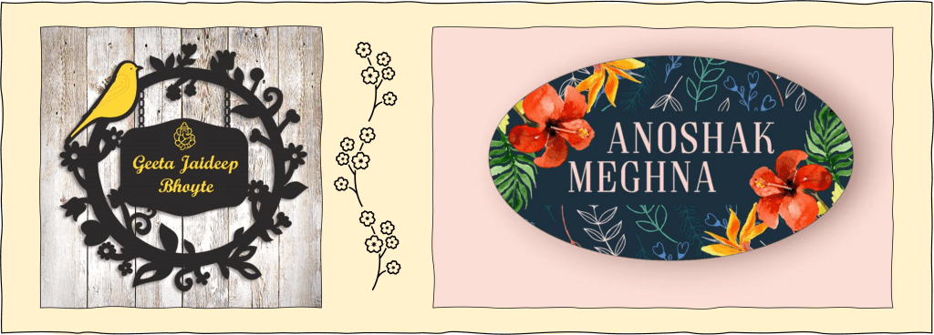 Personalized nameplates