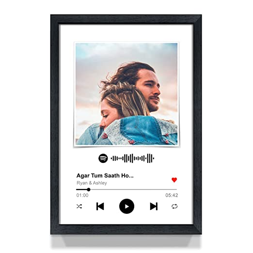 Personalized Spotify photo frame